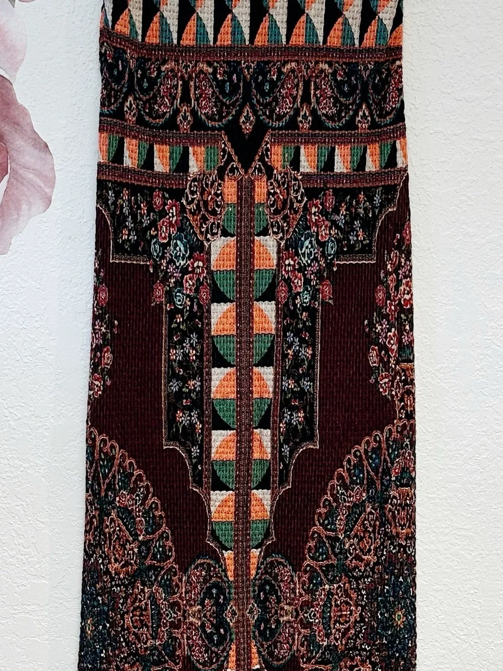 Farm Rio X Anthropologie Mixed Pattern Maxi Skirt or Dress EUC XSmall - Picture 8 of 16